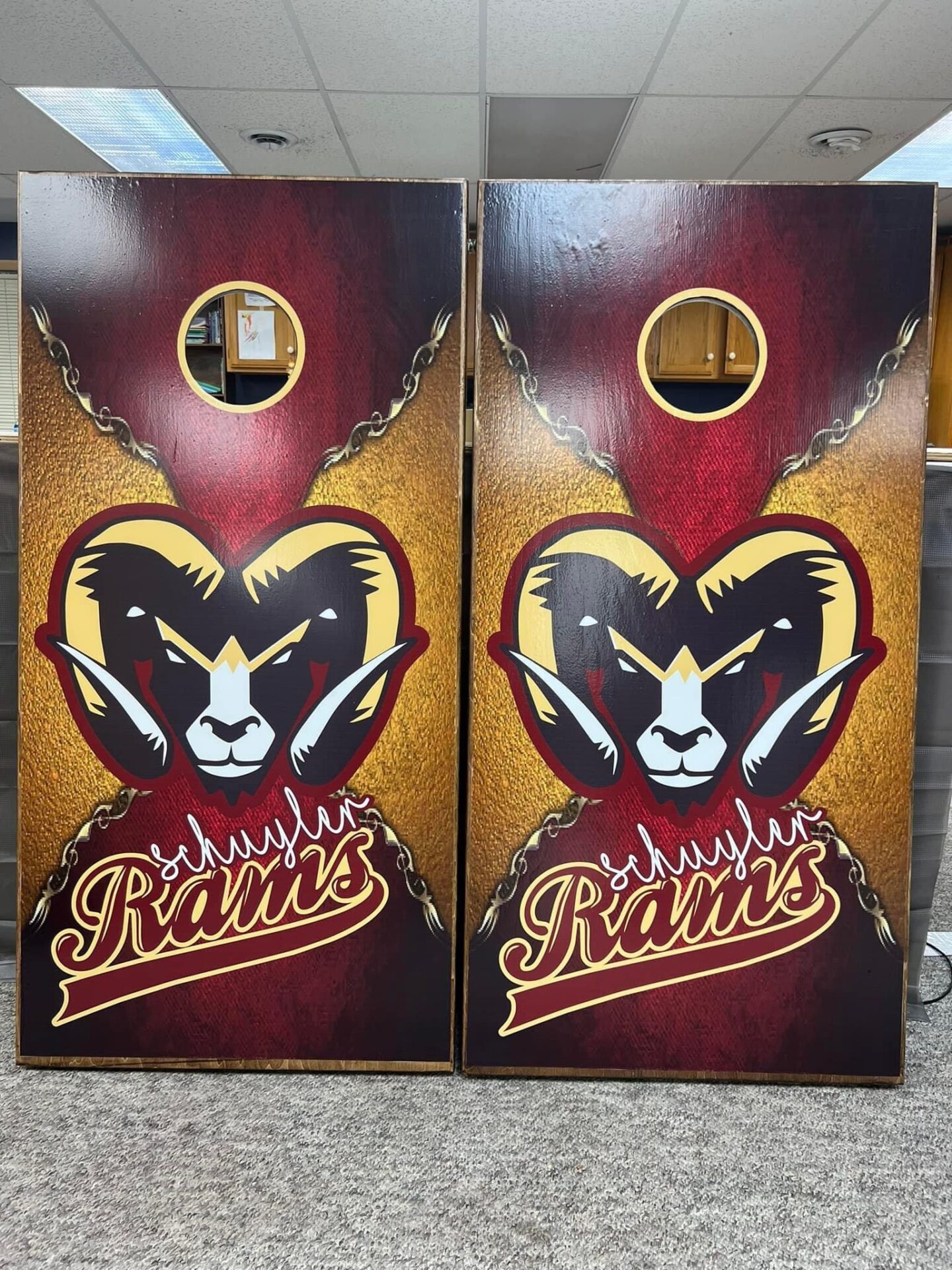 Custom Cornhole Boards Poster